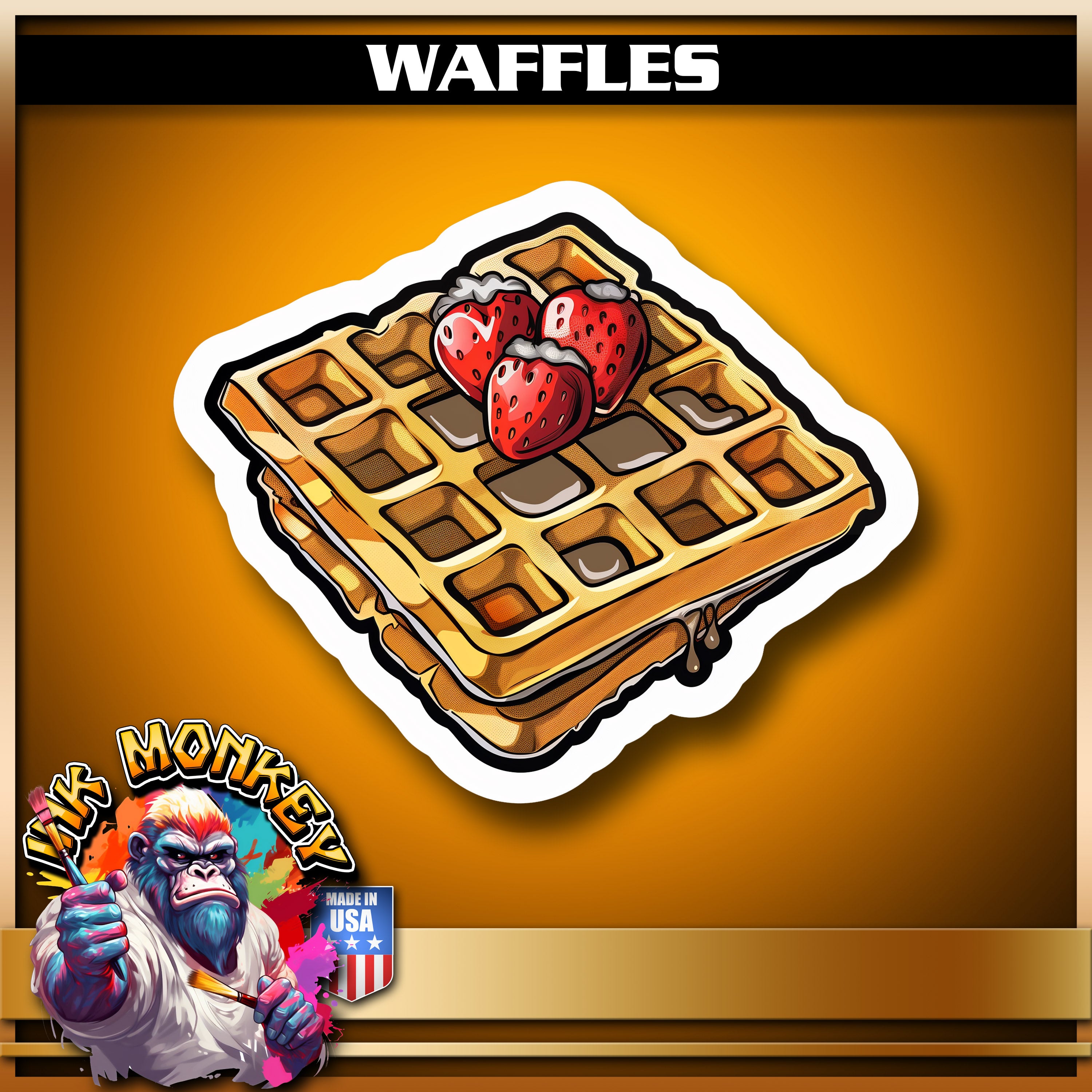 Waffles - Decal